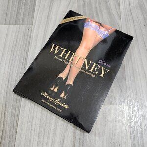 Honey Birdette Whitney Wisteria Lilac Thigh High Suspender Stockings Size L